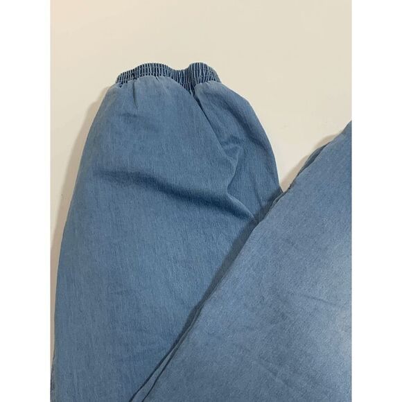 One Republic For All Womens Denim Pants Drawstring Stretch Waist Blue Large - Picture 9 of 9
